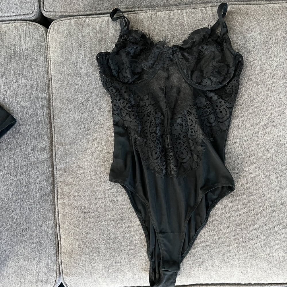 Black Lace Bodysuit
